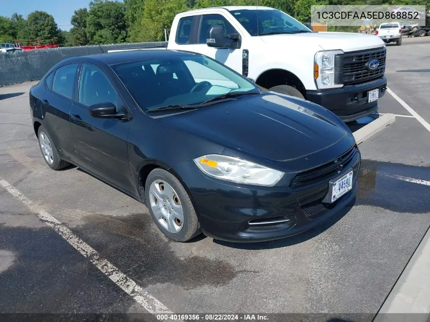 1C3CDFAA5ED868852 2014 Dodge Dart Se