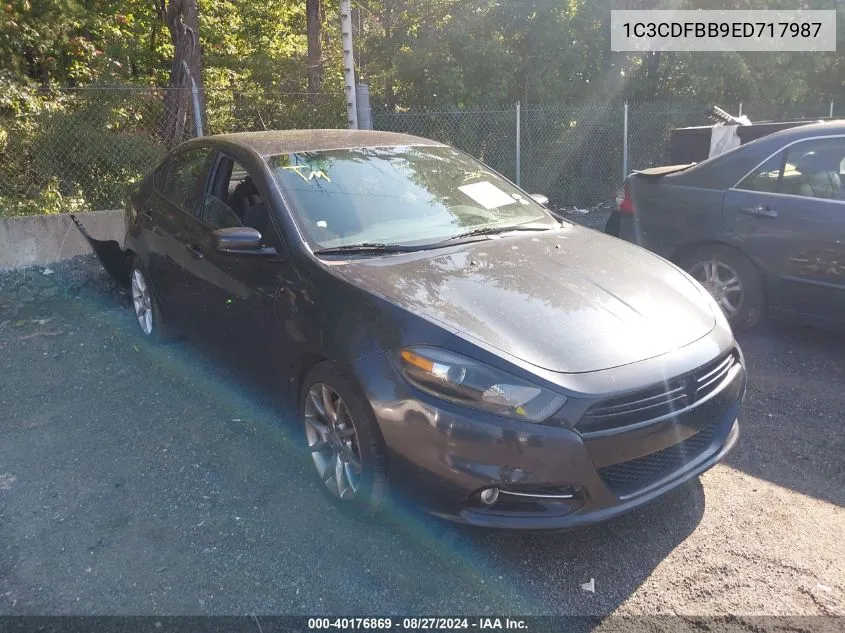 1C3CDFBB9ED717987 2014 Dodge Dart Sxt