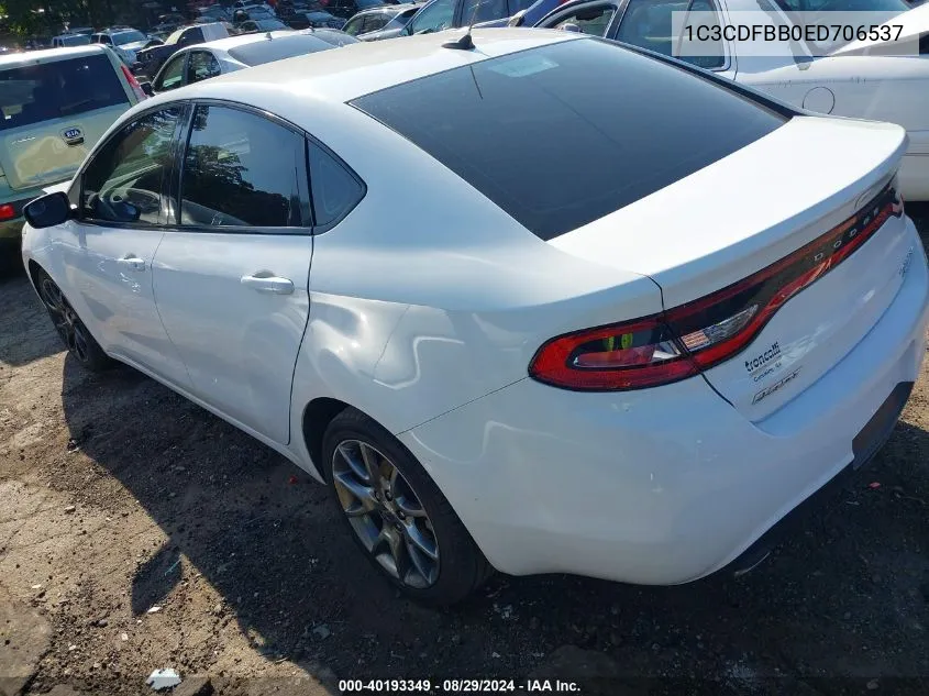 1C3CDFBB0ED706537 2014 Dodge Dart Sxt