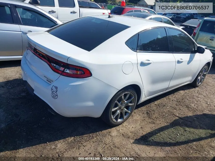 1C3CDFBB0ED706537 2014 Dodge Dart Sxt