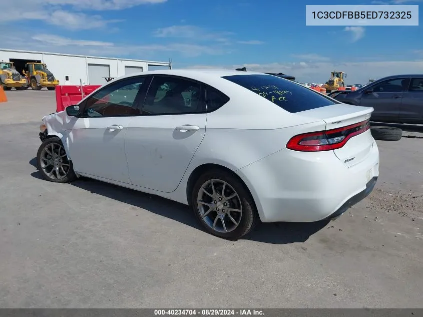 2014 Dodge Dart Sxt VIN: 1C3CDFBB5ED732325 Lot: 40234704