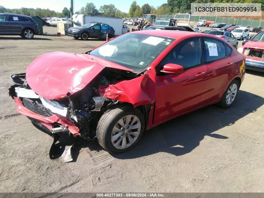 2014 Dodge Dart Sxt VIN: 1C3CDFBB1ED909954 Lot: 40277383