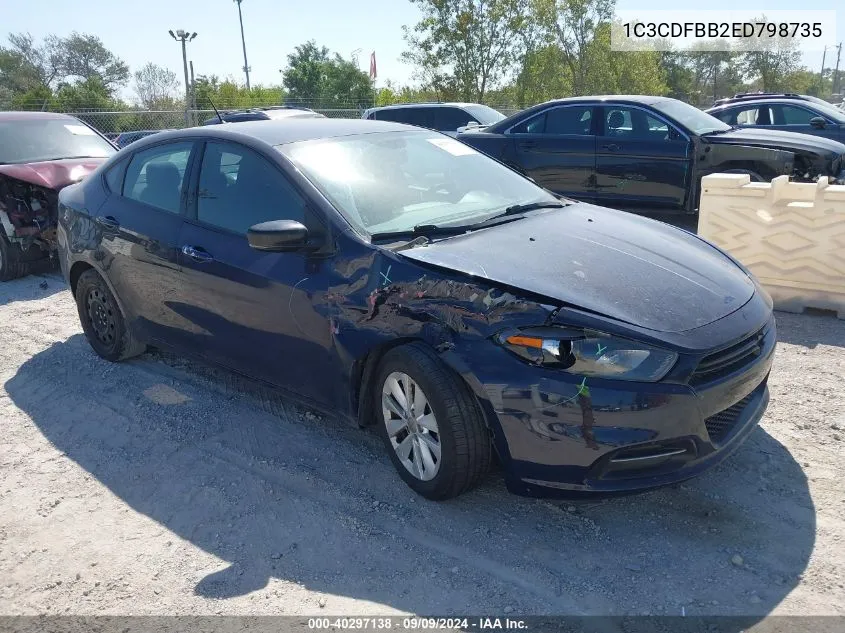 1C3CDFBB2ED798735 2014 Dodge Dart Sxt