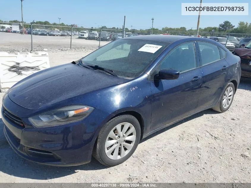 1C3CDFBB2ED798735 2014 Dodge Dart Sxt