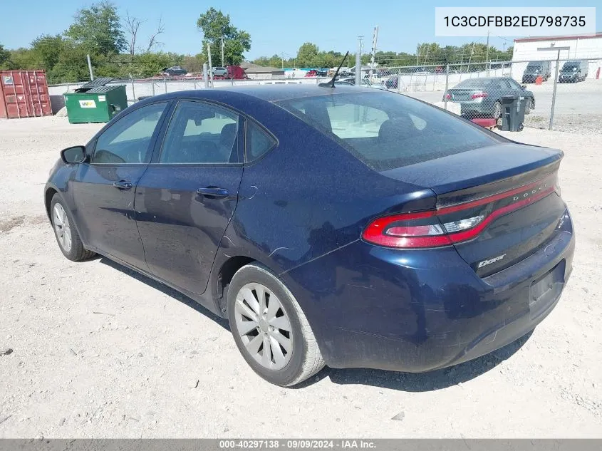 1C3CDFBB2ED798735 2014 Dodge Dart Sxt