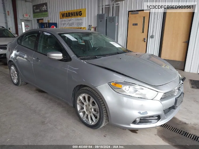 2014 Dodge Dart Limited VIN: 1C3CDFCB9ED903561 Lot: 40358184