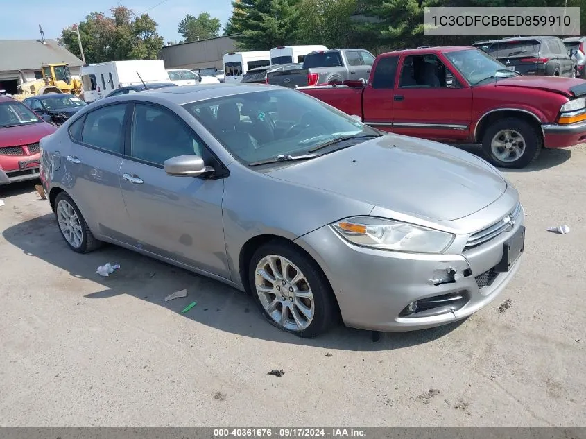 2014 Dodge Dart Limited VIN: 1C3CDFCB6ED859910 Lot: 40361676