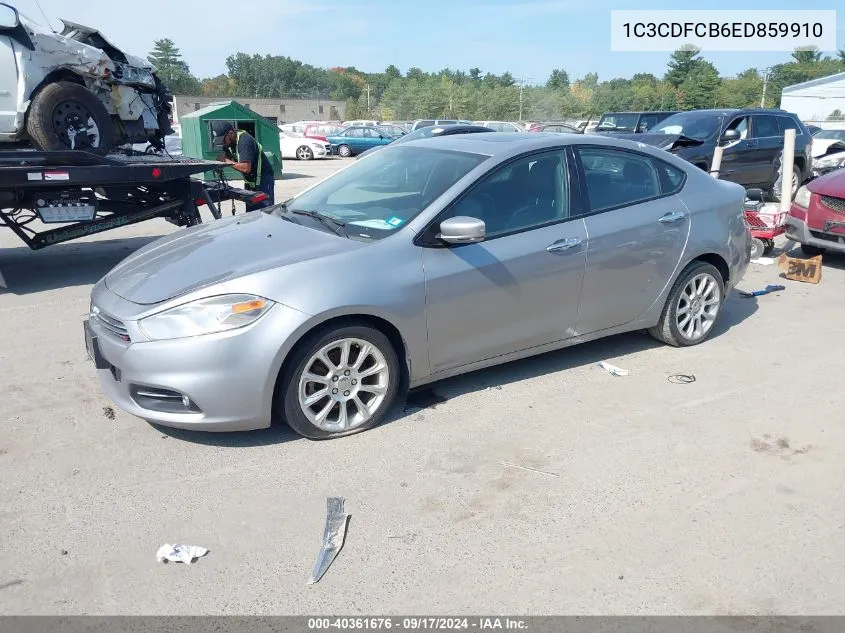 2014 Dodge Dart Limited VIN: 1C3CDFCB6ED859910 Lot: 40361676