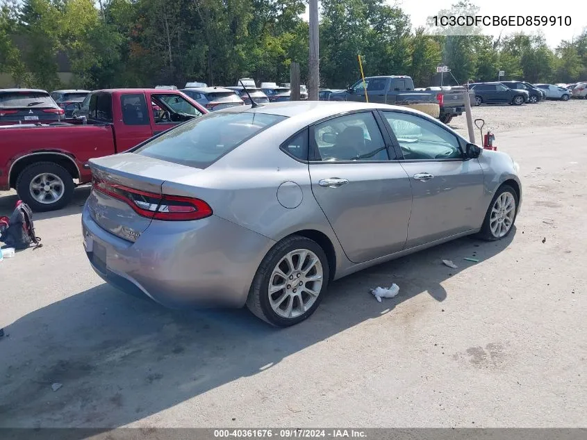 2014 Dodge Dart Limited VIN: 1C3CDFCB6ED859910 Lot: 40361676