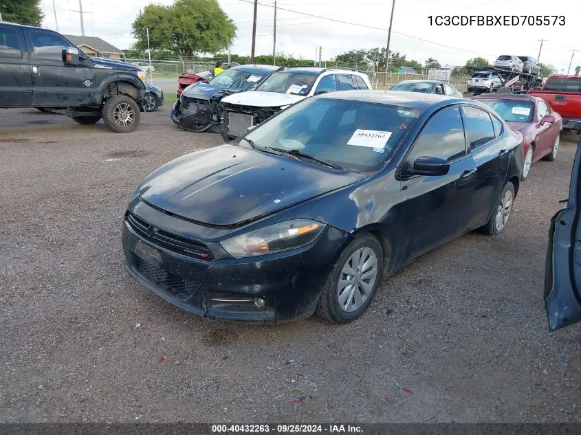 2014 Dodge Dart Sxt VIN: 1C3CDFBBXED705573 Lot: 40432263