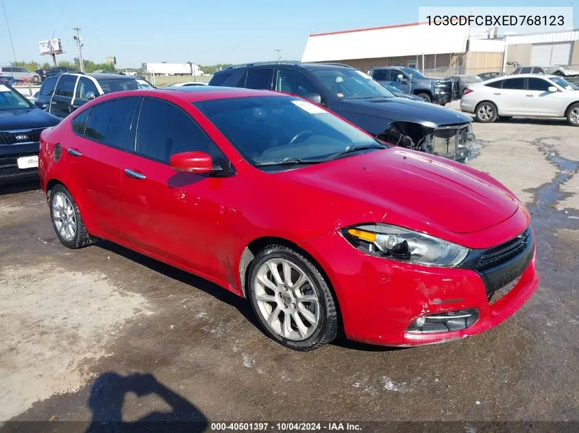 2014 Dodge Dart Limited VIN: 1C3CDFCBXED768123 Lot: 40501397