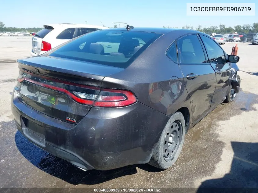 2014 Dodge Dart Sxt VIN: 1C3CDFBB9ED906719 Lot: 40539939