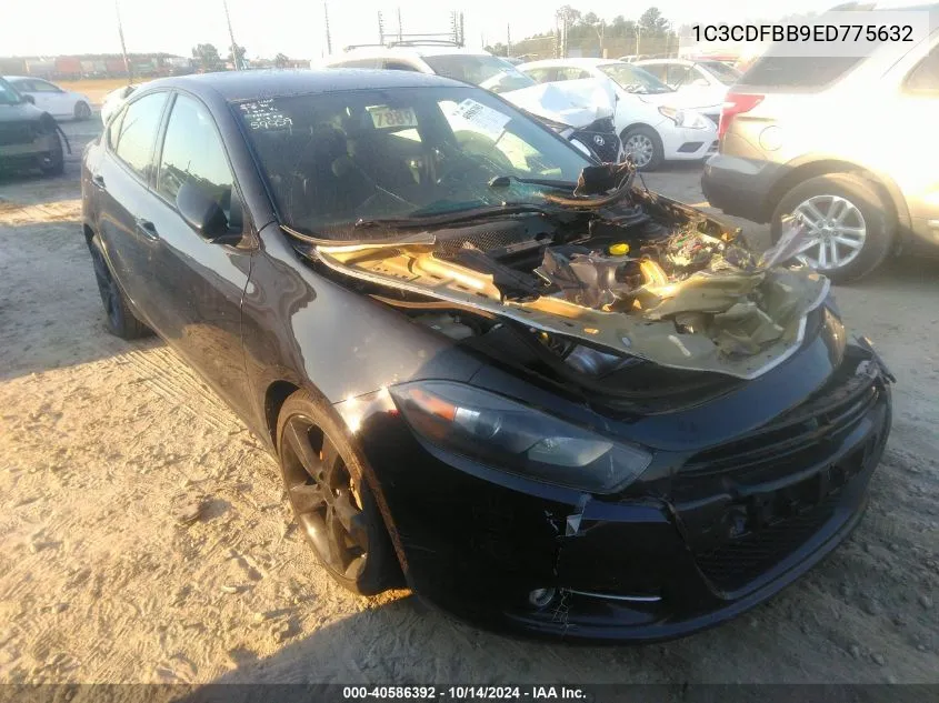 2014 Dodge Dart Sxt VIN: 1C3CDFBB9ED775632 Lot: 40586392