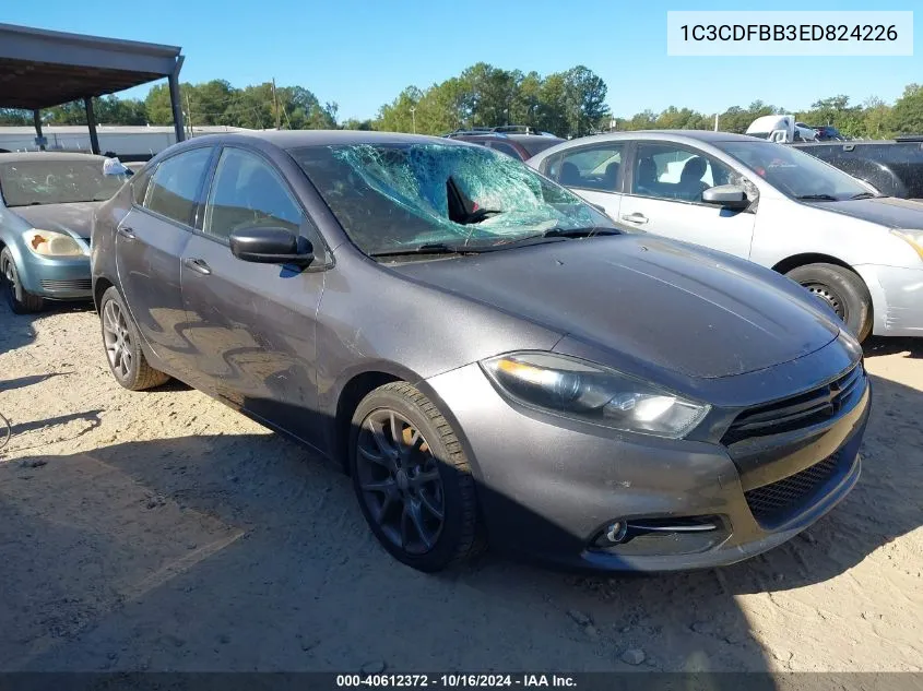 2014 Dodge Dart Sxt VIN: 1C3CDFBB3ED824226 Lot: 40612372