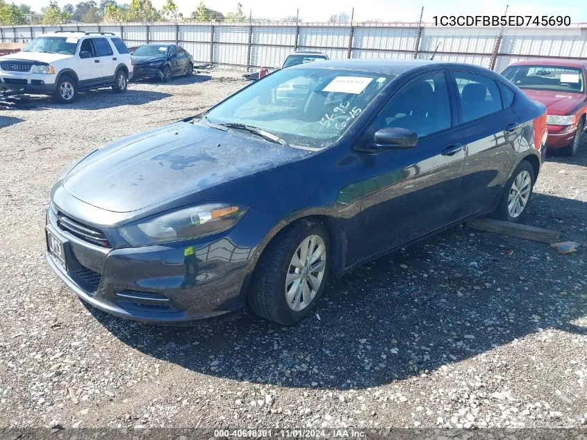 2014 Dodge Dart Sxt VIN: 1C3CDFBB5ED745690 Lot: 40618301