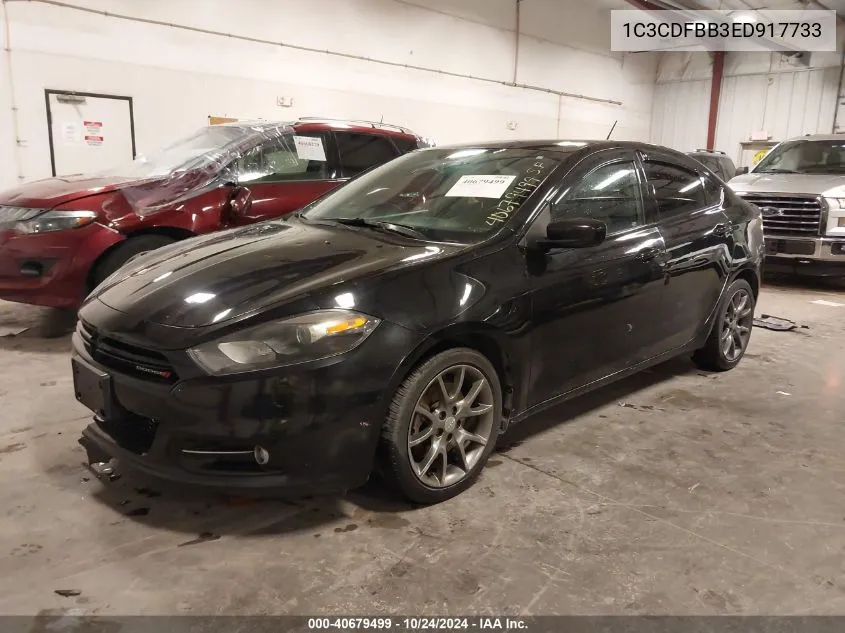 2014 Dodge Dart Sxt VIN: 1C3CDFBB3ED917733 Lot: 40679499