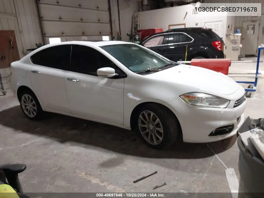 2014 Dodge Dart Limited VIN: 1C3CDFCB8ED719678 Lot: 40697646