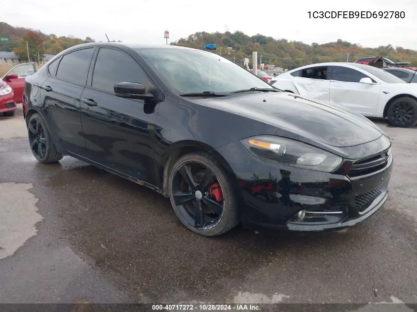 2014 Dodge Dart Gt VIN: 1C3CDFEB9ED692780 Lot: 40717272