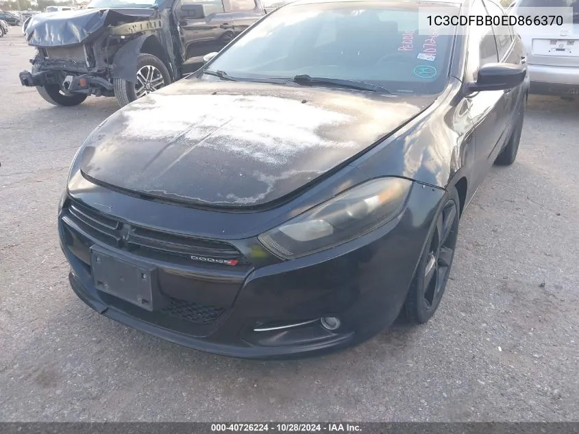 1C3CDFBB0ED866370 2014 Dodge Dart Sxt