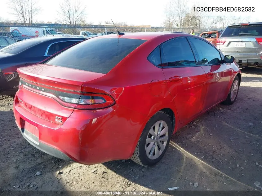 1C3CDFBB4ED682582 2014 Dodge Dart Sxt