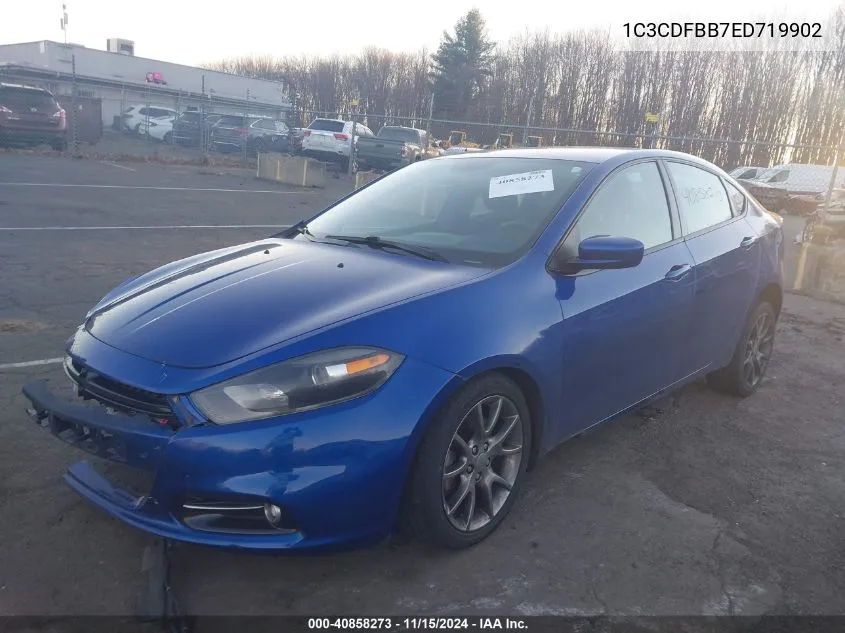 2014 Dodge Dart Sxt VIN: 1C3CDFBB7ED719902 Lot: 40858273