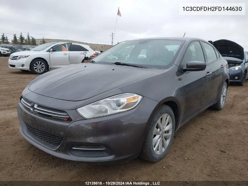 2015 Dodge Dart Se Aero VIN: 1C3CDFDH2FD144630 Lot: 12139818