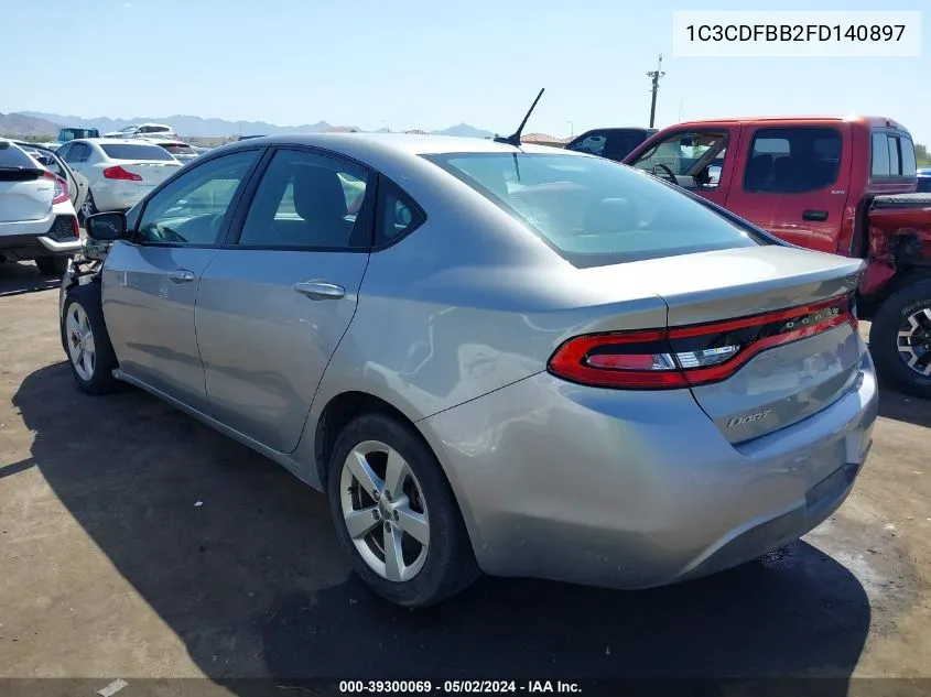 1C3CDFBB2FD140897 2015 Dodge Dart Sxt