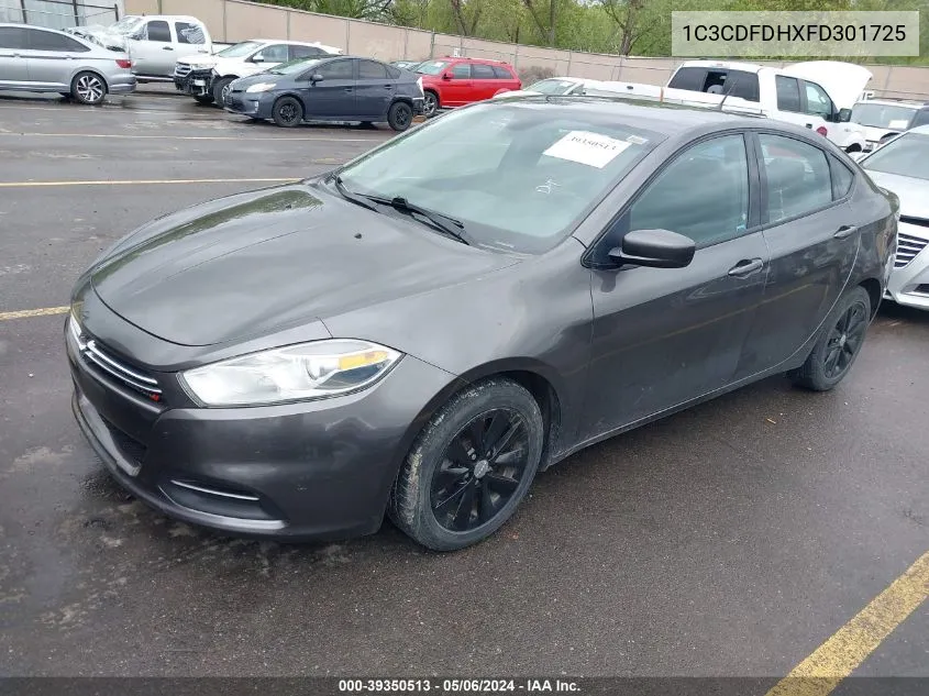 2015 Dodge Dart Aero VIN: 1C3CDFDHXFD301725 Lot: 39350513