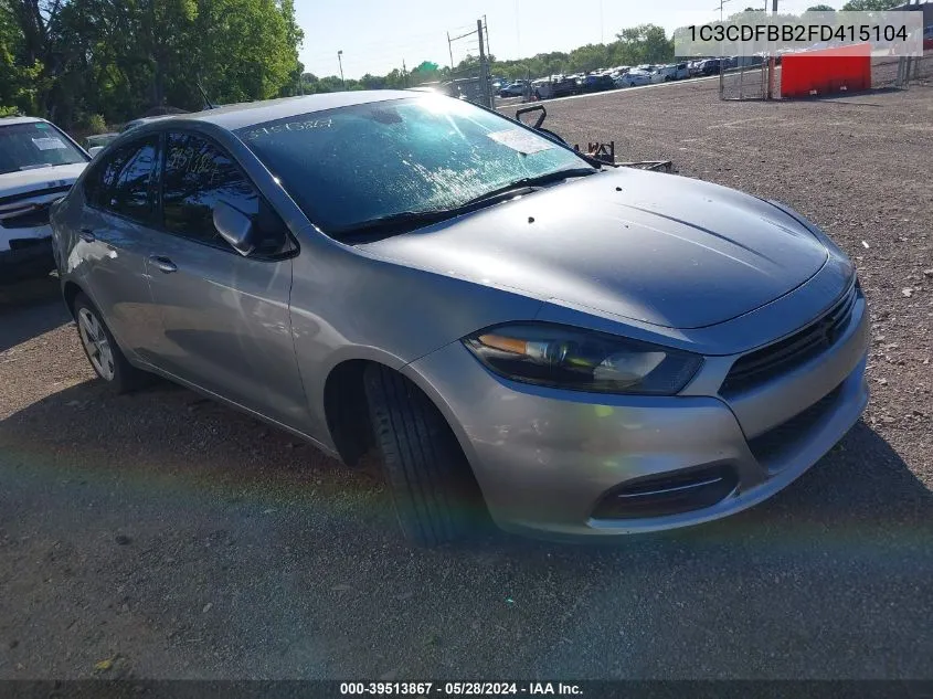 1C3CDFBB2FD415104 2015 Dodge Dart Sxt