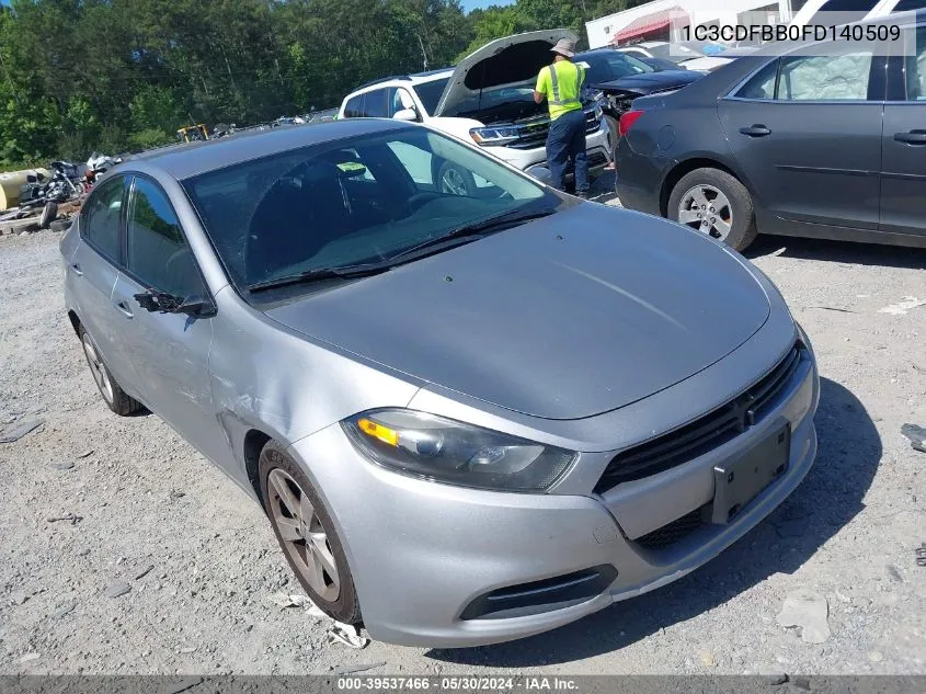 2015 Dodge Dart Sxt VIN: 1C3CDFBB0FD140509 Lot: 39537466