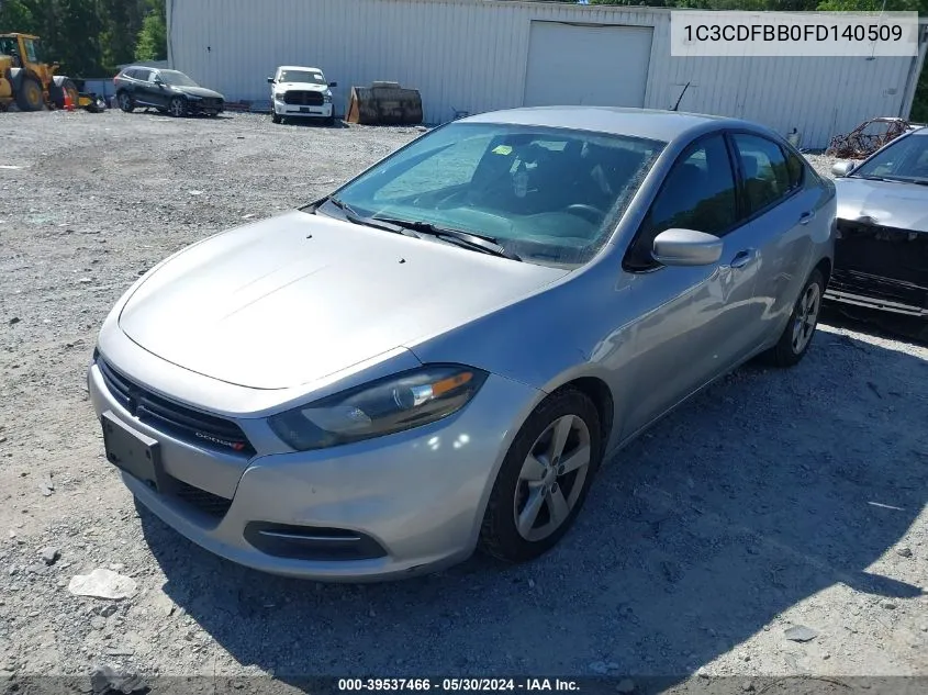 2015 Dodge Dart Sxt VIN: 1C3CDFBB0FD140509 Lot: 39537466