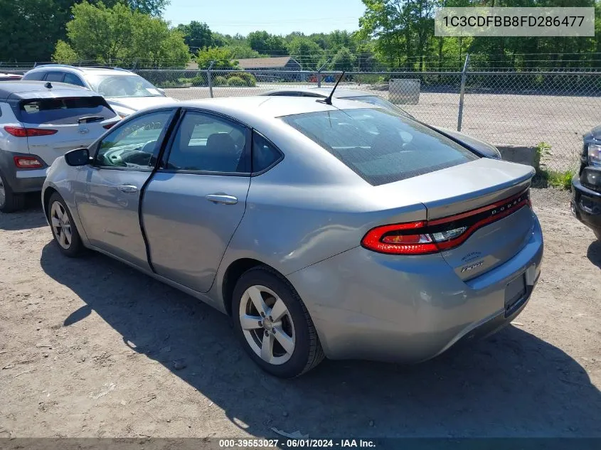 2015 Dodge Dart Sxt VIN: 1C3CDFBB8FD286477 Lot: 39553027