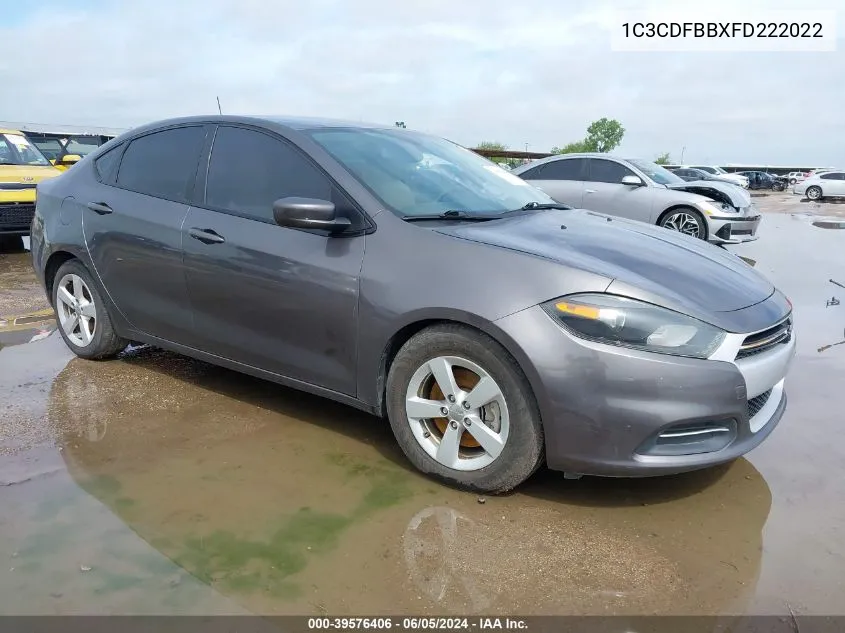 1C3CDFBBXFD222022 2015 Dodge Dart Sxt