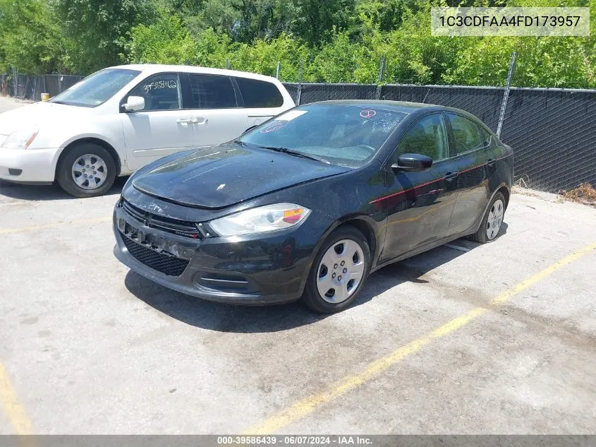 1C3CDFAA4FD173957 2015 Dodge Dart Se