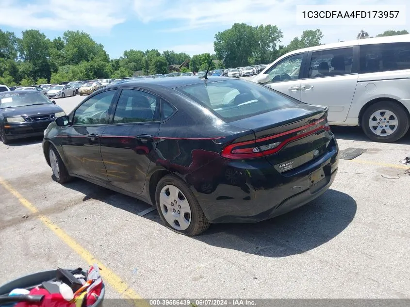 1C3CDFAA4FD173957 2015 Dodge Dart Se