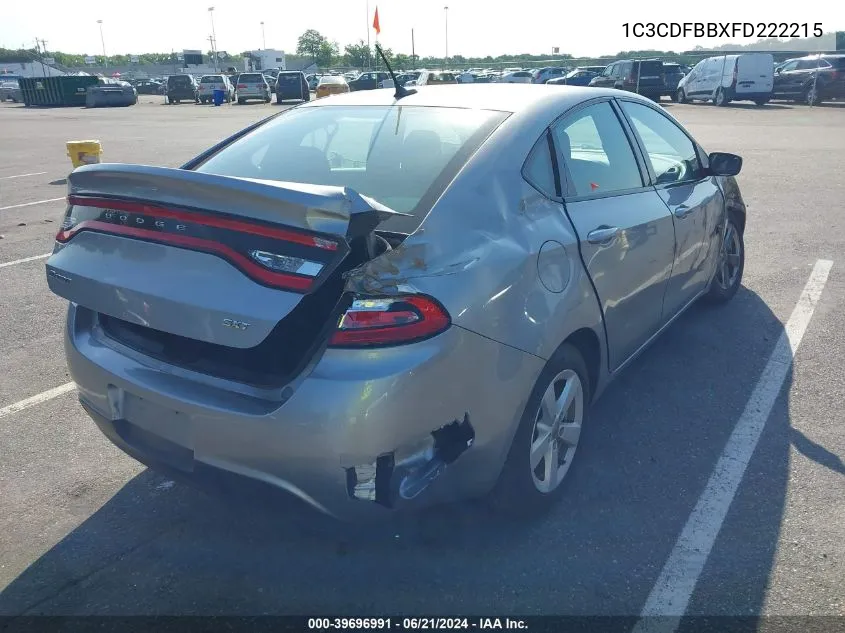 1C3CDFBBXFD222215 2015 Dodge Dart Sxt