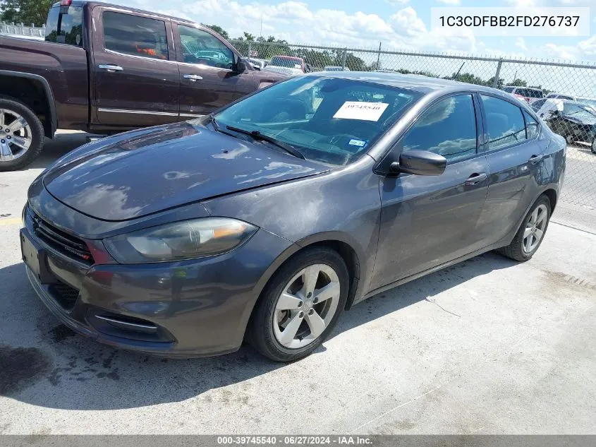 2015 Dodge Dart Sxt VIN: 1C3CDFBB2FD276737 Lot: 39745540