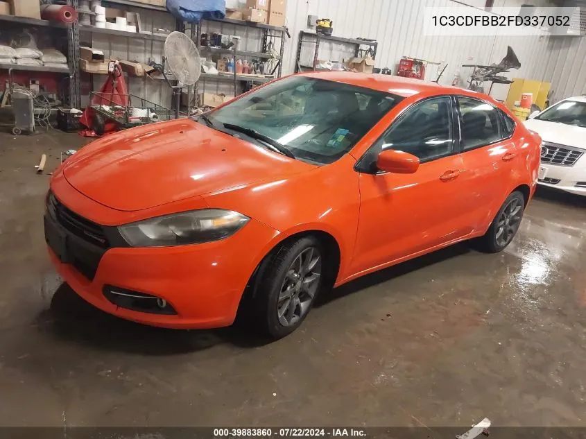 2015 Dodge Dart Sxt VIN: 1C3CDFBB2FD337052 Lot: 39883860