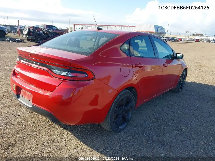 1C3CDFBB6FD254126 2015 Dodge Dart Sxt