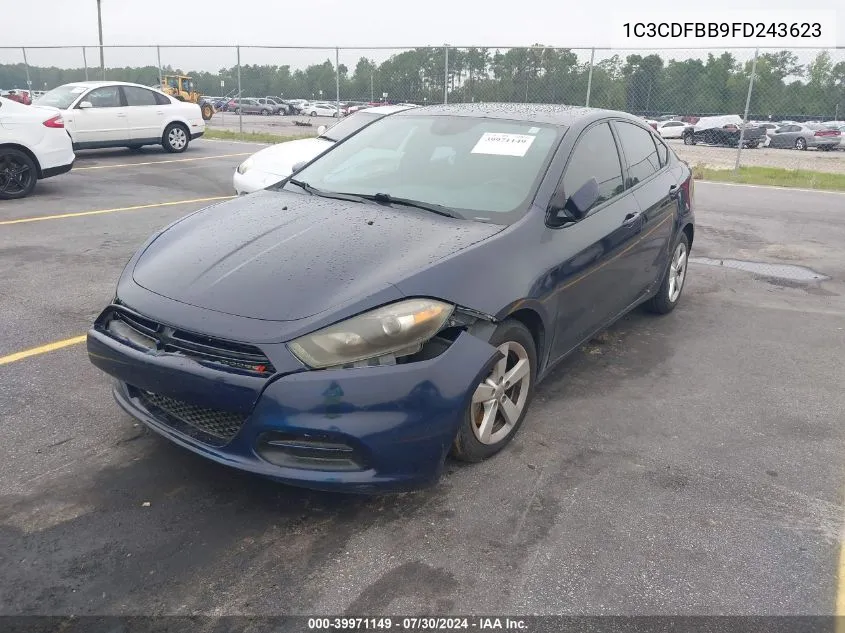 1C3CDFBB9FD243623 2015 Dodge Dart Sxt