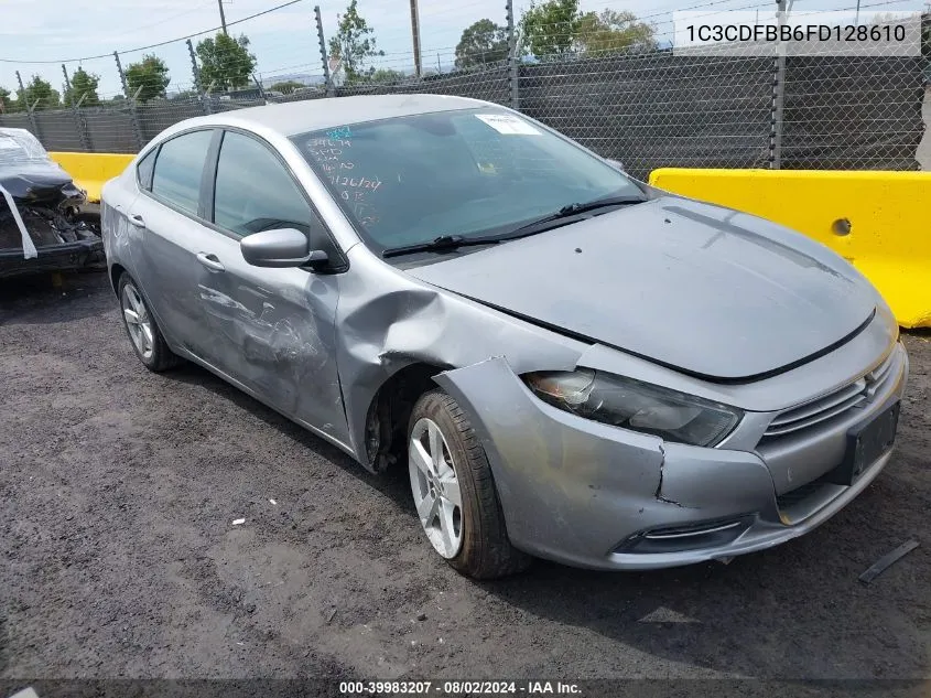 2015 Dodge Dart Sxt VIN: 1C3CDFBB6FD128610 Lot: 39983207