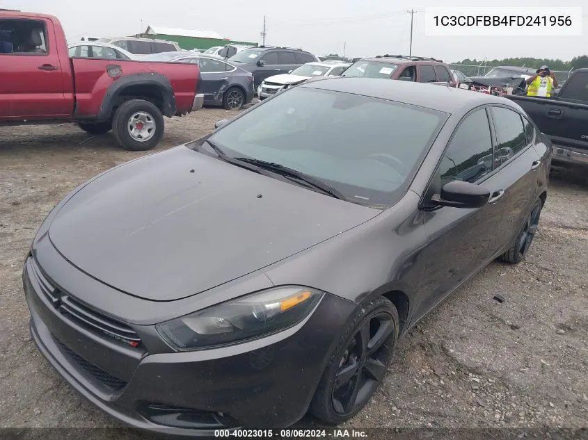 2015 Dodge Dart Sxt VIN: 1C3CDFBB4FD241956 Lot: 40023015