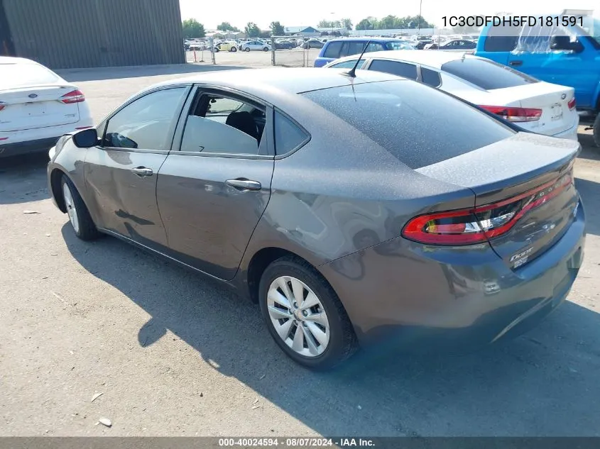 1C3CDFDH5FD181591 2015 Dodge Dart Aero