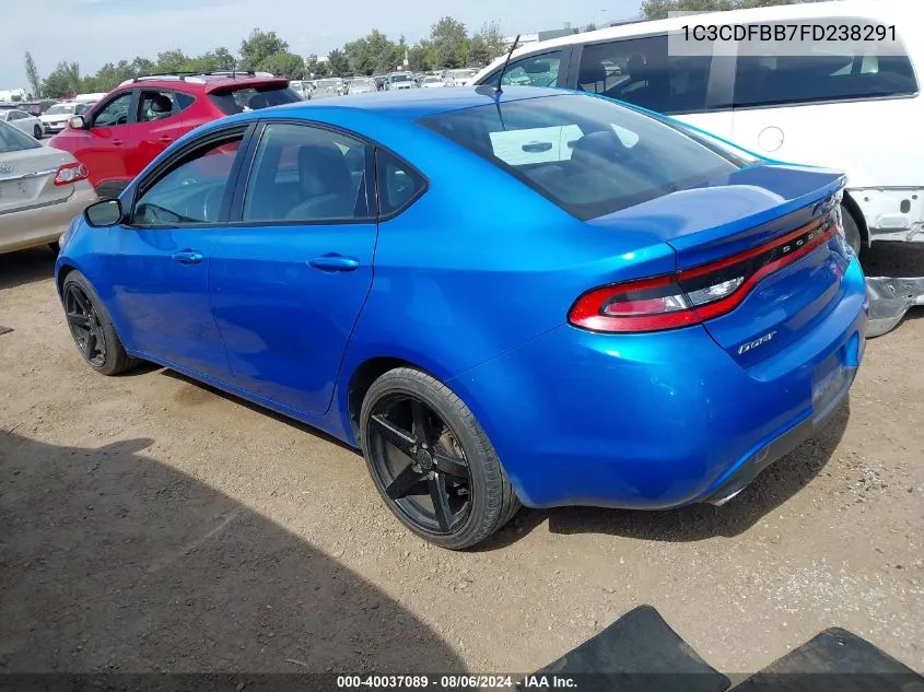 1C3CDFBB7FD238291 2015 Dodge Dart Sxt