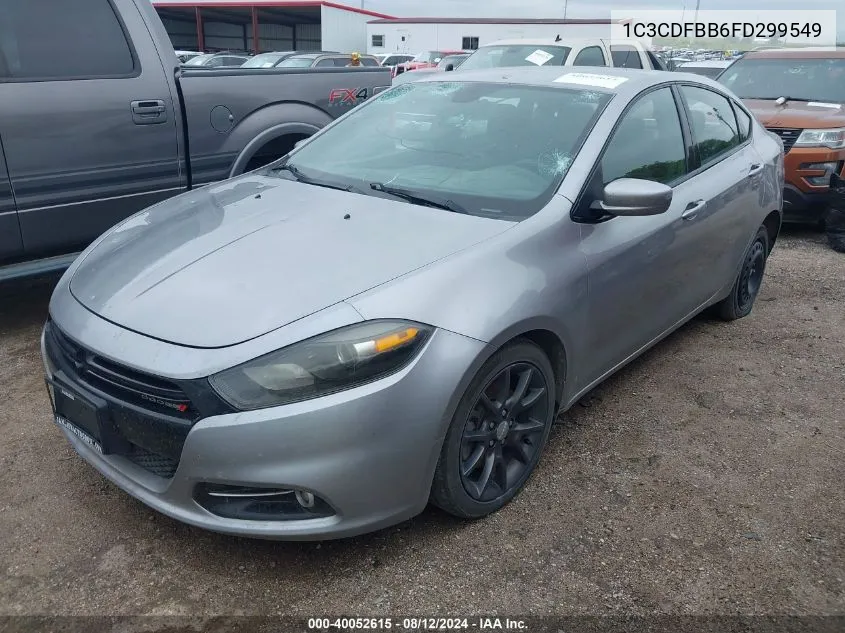 2015 Dodge Dart Sxt VIN: 1C3CDFBB6FD299549 Lot: 40052615