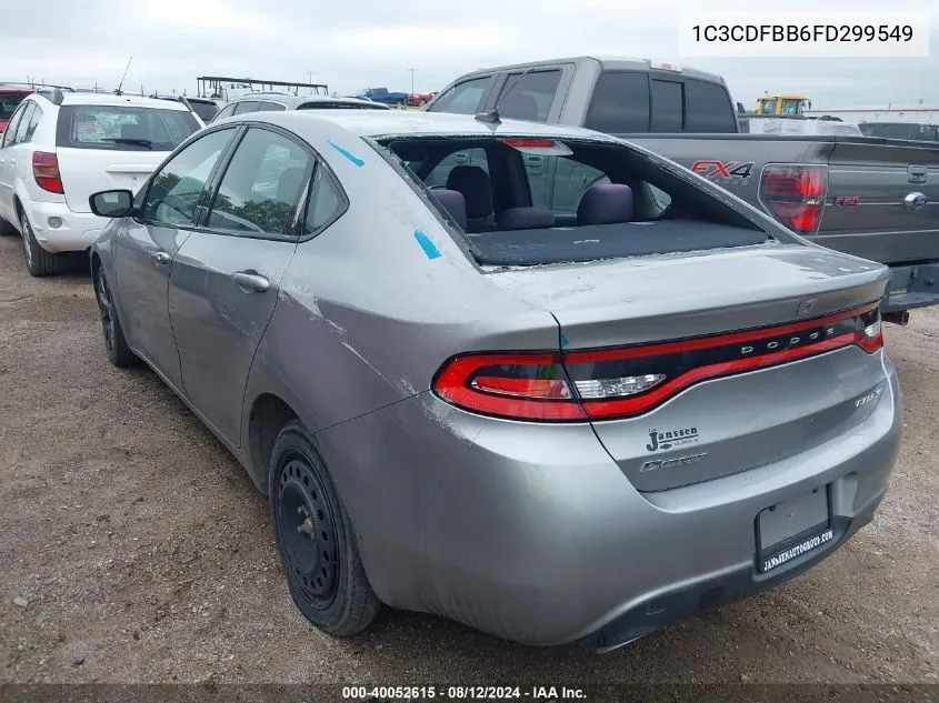 1C3CDFBB6FD299549 2015 Dodge Dart Sxt