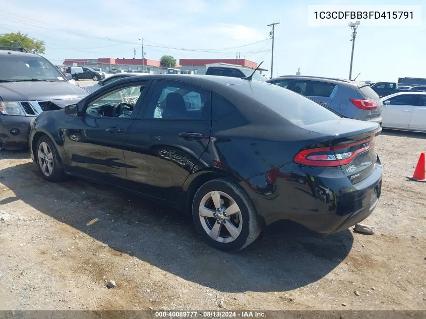 1C3CDFBB3FD415791 2015 Dodge Dart Sxt