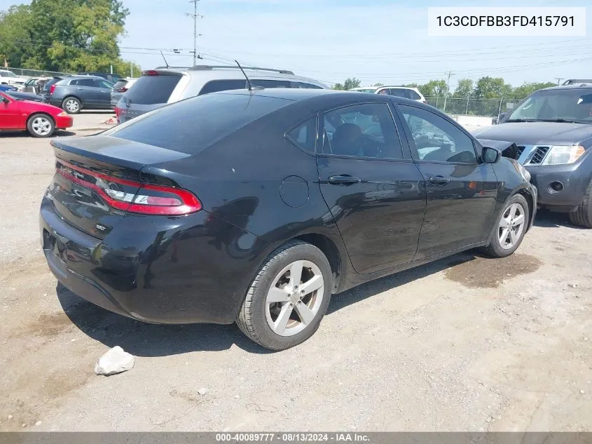 1C3CDFBB3FD415791 2015 Dodge Dart Sxt