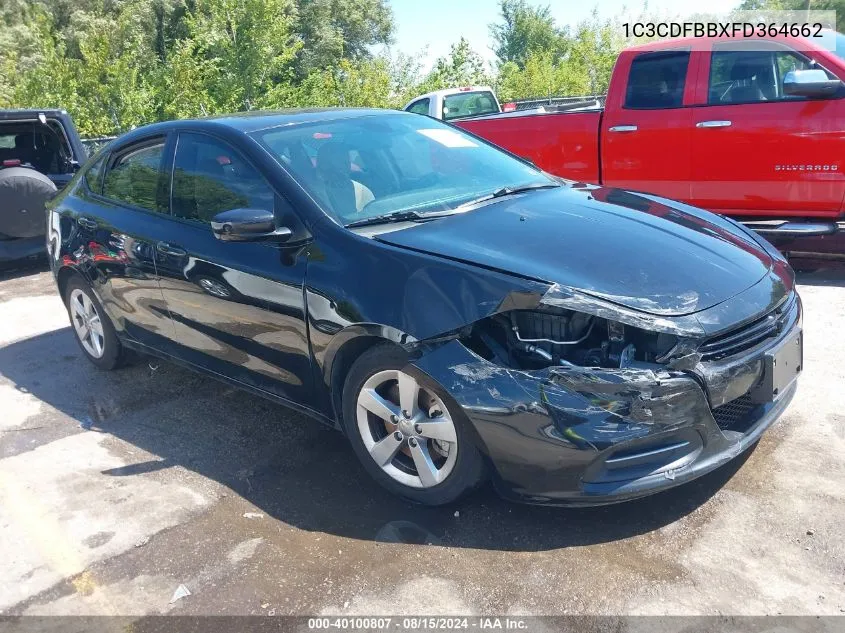 1C3CDFBBXFD364662 2015 Dodge Dart Sxt