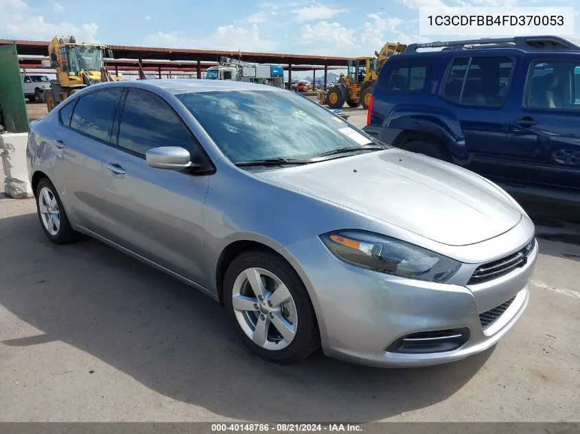 2015 Dodge Dart Sxt VIN: 1C3CDFBB4FD370053 Lot: 40148786